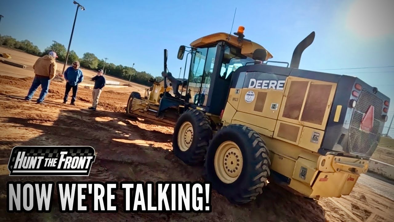 Help Has Arrived! A Huge Piece of Equipment Showed Up at Our Race Track