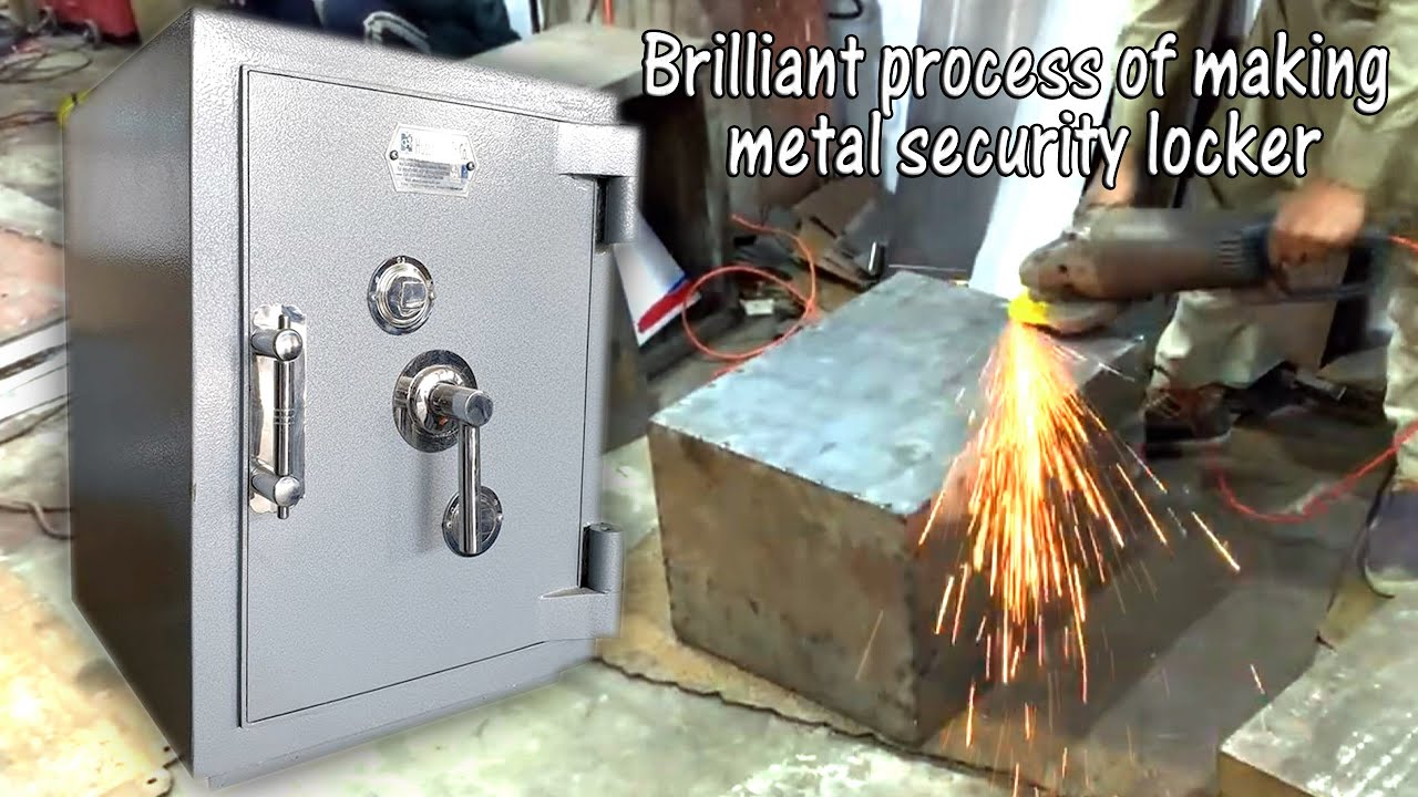 Brilliant process of making metal security locker ll pakistani Tejori Making Process.