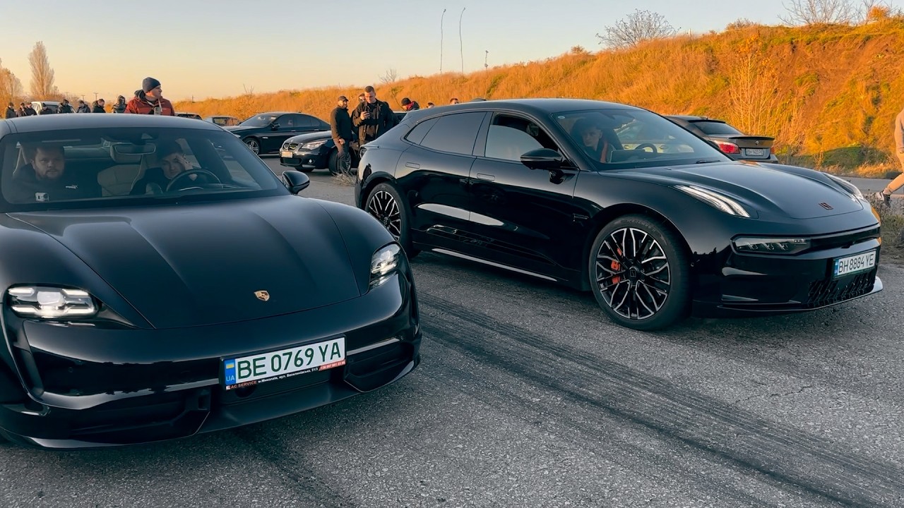 ОБГОНИТ ли КИТАЙСКИЙ Zeekr 001 Porsche Taycan turbo ?