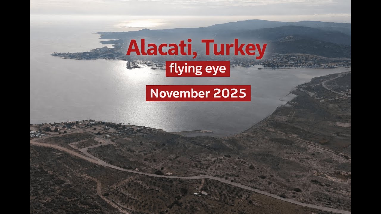 Alacati, Turkey, November 2025, flying eye