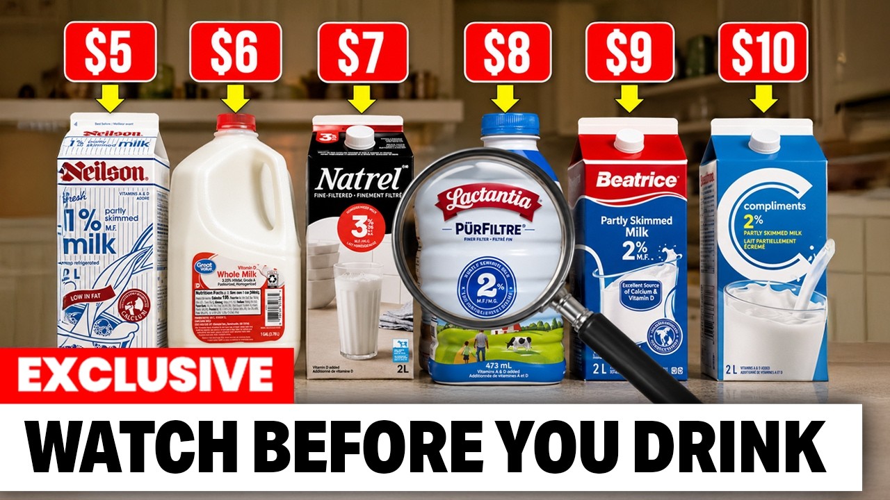 We Tested Milk From Costco, Walmart, Loblaws, Sobeys & 8 More Canadian Stores | Most Failed