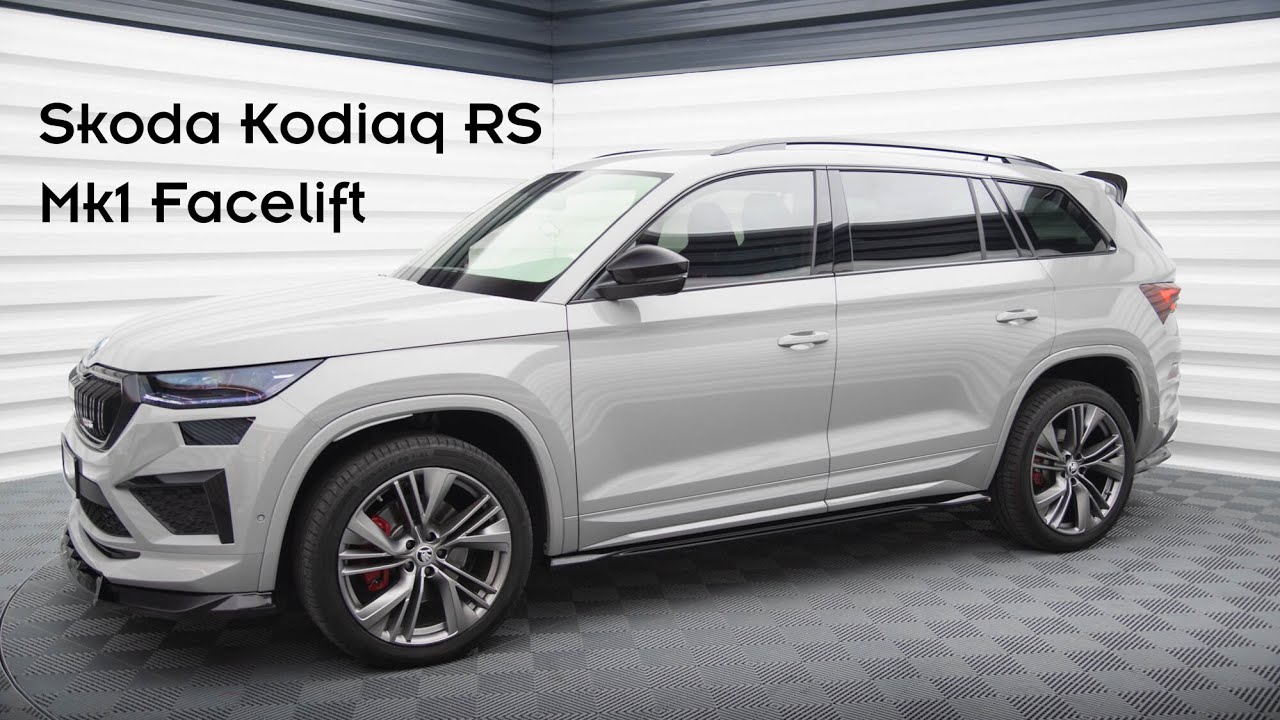 Skoda Kodiaq RS Mk1 Facelift (2021 - 2023) | Maxton Design Splitter Set | Presentation 