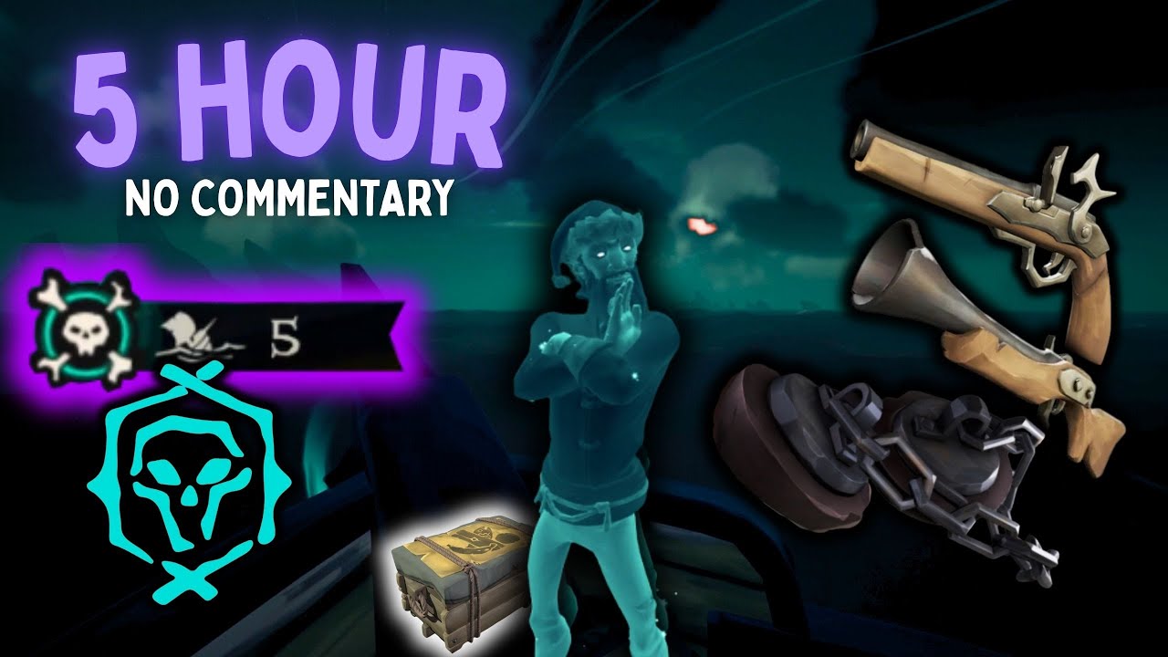 5 Hour ATHENA low level Hourglass NO COMMENTARY (Sea of thieves Lofi and No Commentary Gameplay)