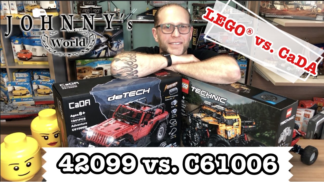 Lego® 42099 vs. CaDA C61006 - der Vergleich der 107er RC-Technic-Offroader