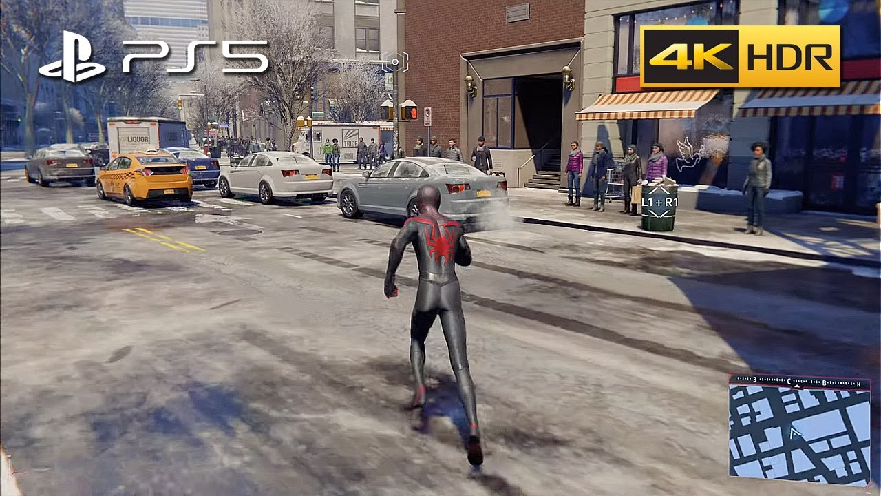 Spider-Man: Miles Morales (PS5) 4K HDR Ray Tracing gameplay (graphics mode)