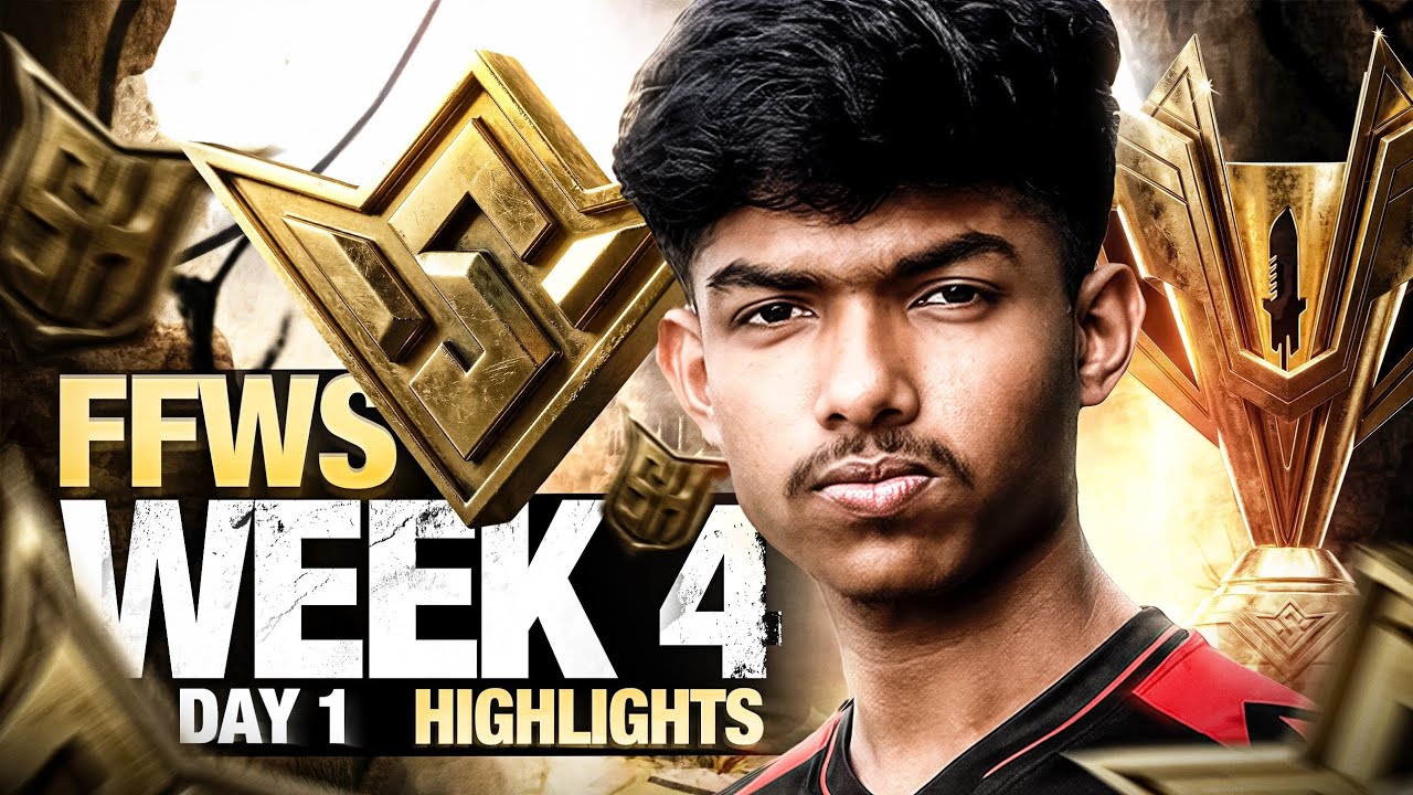 FFWS HIGHLIGHTS WEEK 4 DAY 1 🔥|| SH.NILLL69 || STRAW HATS😏💫|| FFWS 2026 || IQOO 13