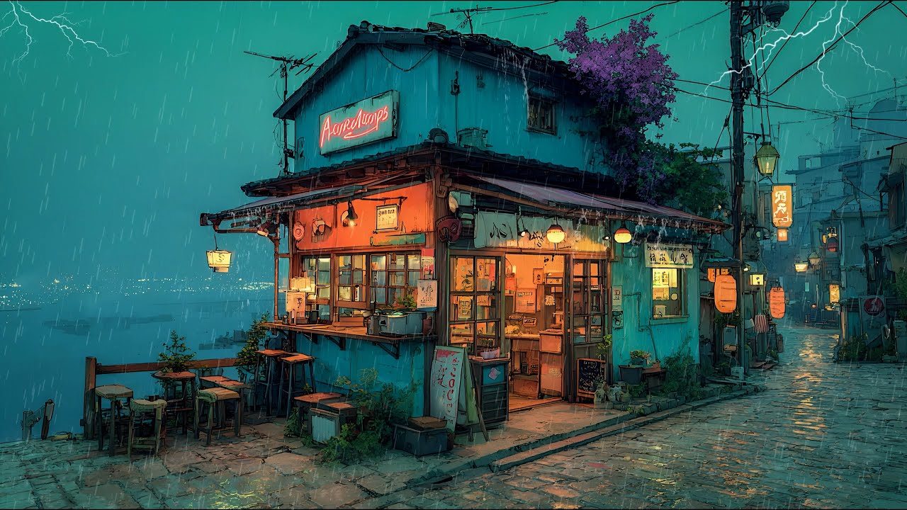 90's Lofi City Vibes 💿 Unwind with Rainy Hip Hop Beats for Study & Relaxation 🌧️ Lofi Rain Playlist