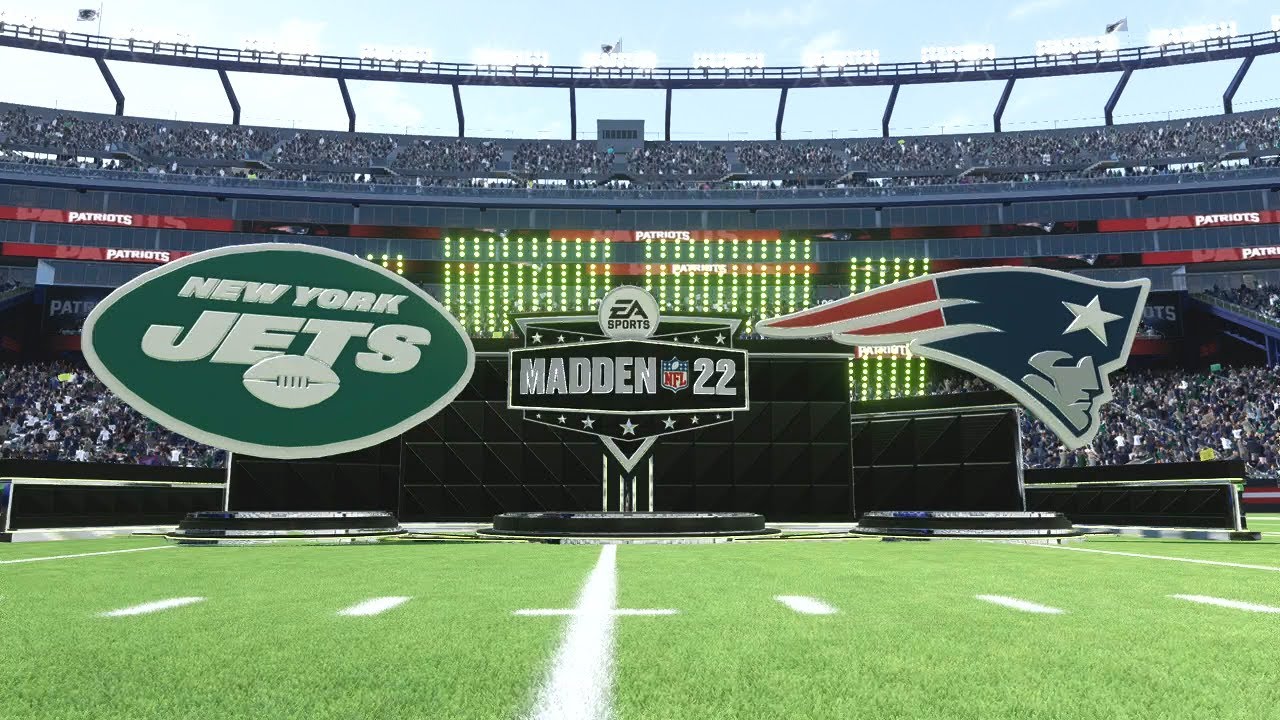 Madden NFL 22 - New York Jets Vs New England Patriots Simulation Full Game PS5 Gameplay