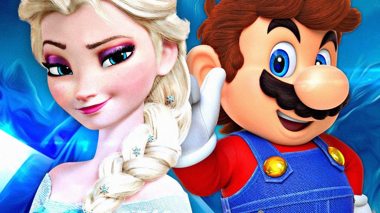 Elsa VS. Mario | Torneio de Titãs Part. Felícia Rock