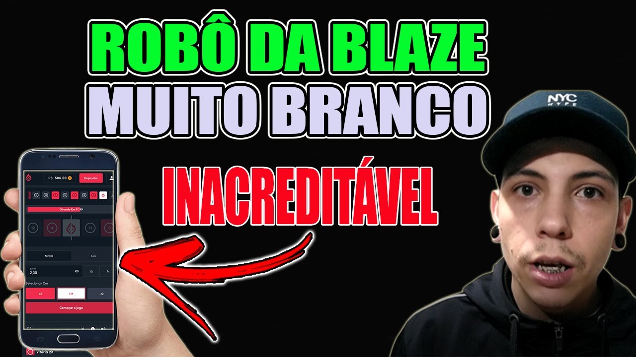 MELHOR ROB&Ocirc; da BLAZE para pegar o BRANCO no DOUBLE
