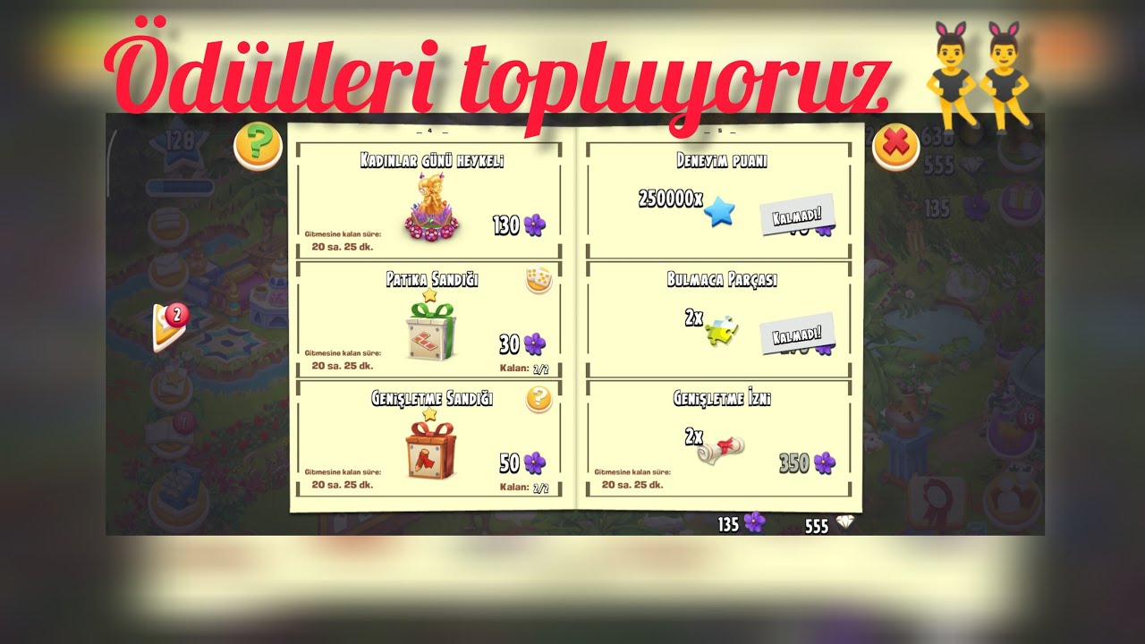Hay day oyun günlüklerim - Günlük işler 
