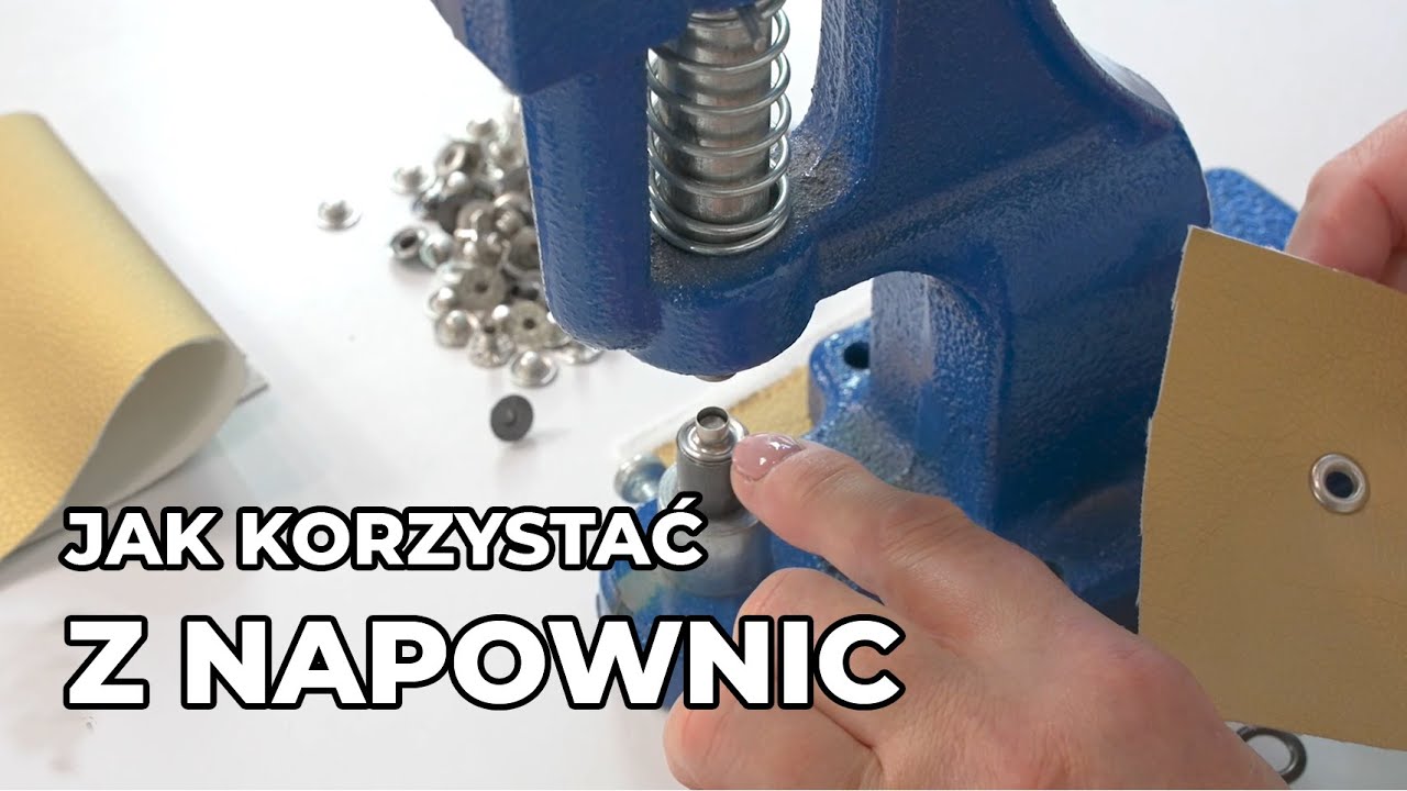 Jak korzystać z praski kaletniczej i napownic - jak nabijać napy?