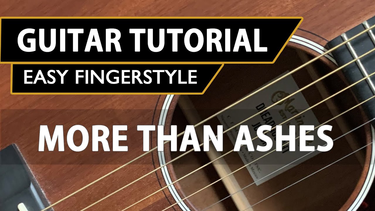 More Than Ashes | Tim Reimherr | Easy Fingerstyle Guitar Worship Tutorial