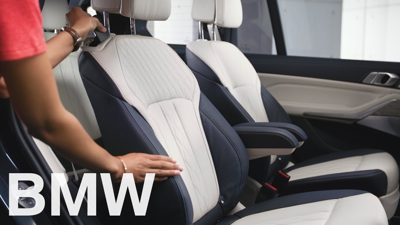 How to operate the seats from the second seat row in your BMW X7 &ndash; BMW How-To