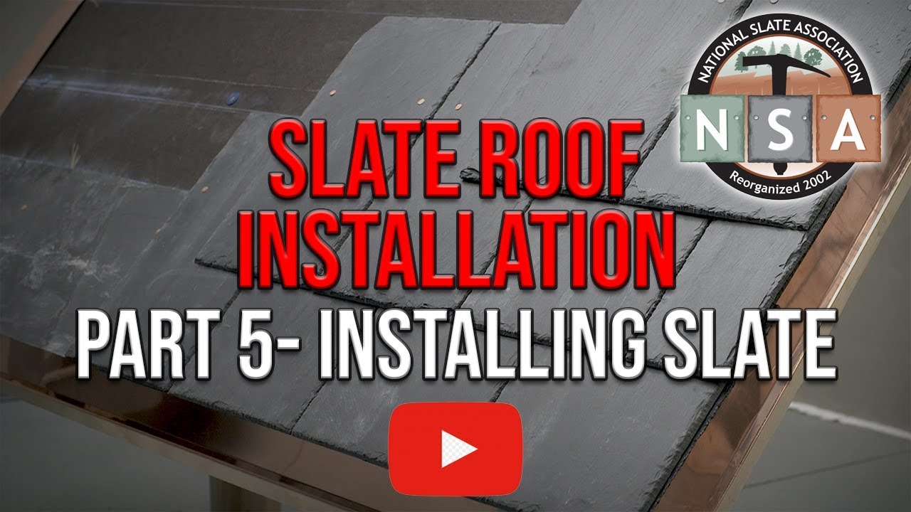 NSA Slate Roof Installation - Installing Slate