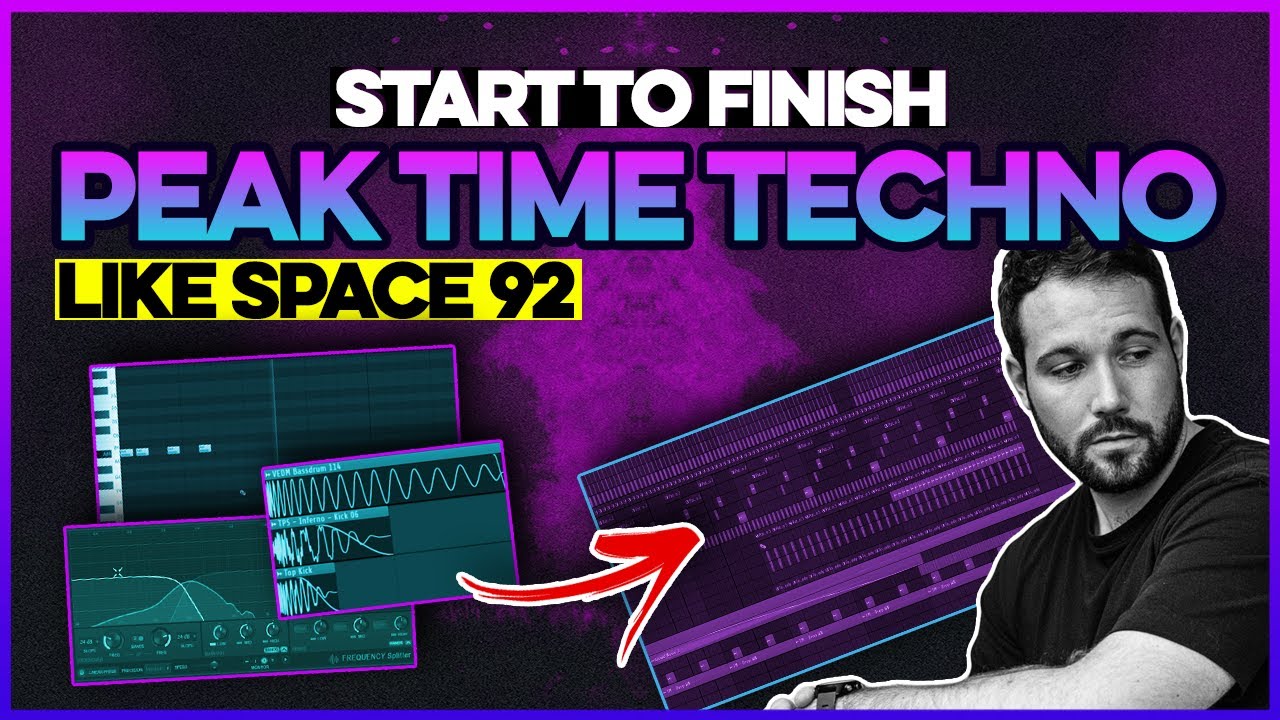 SPACE 92 Style Peak Time Techno FL Studio Tutorial - Part 1