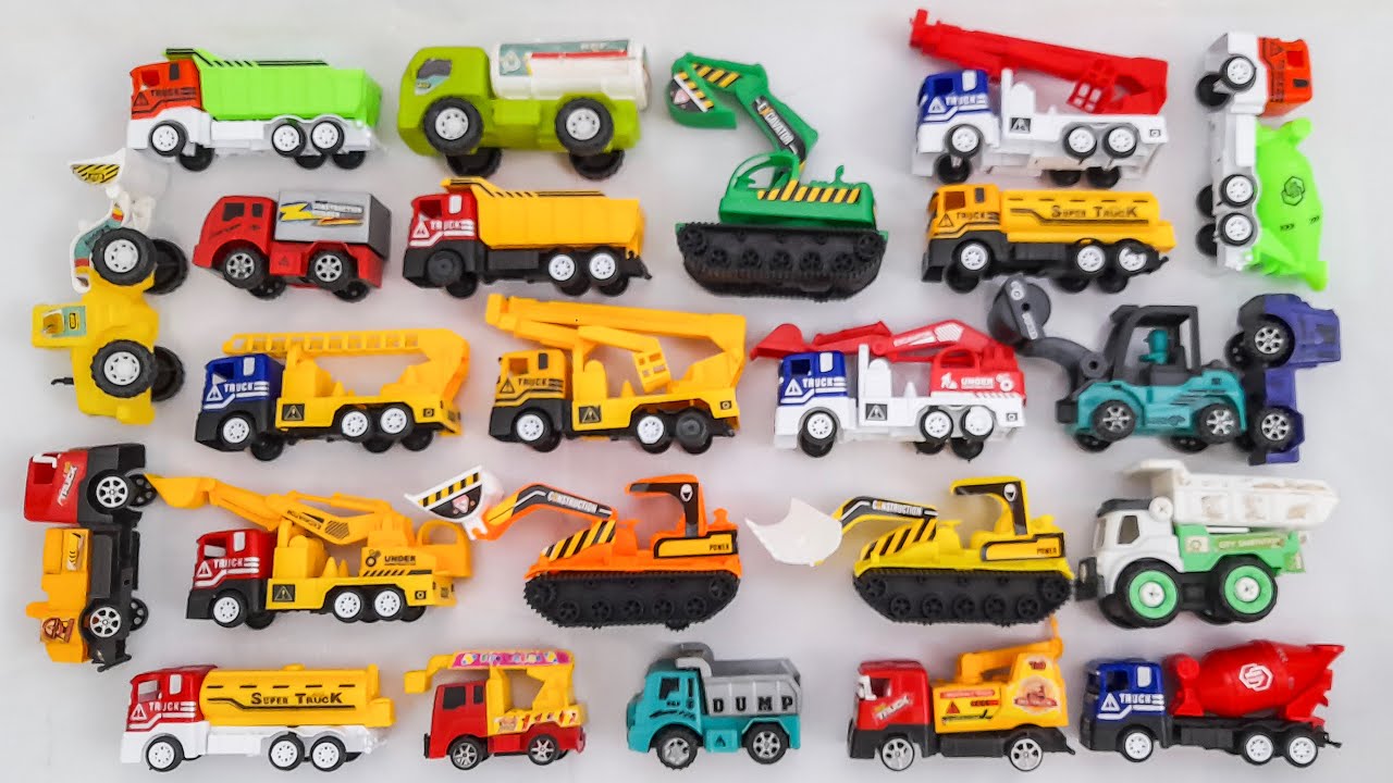 WOW!😲😲Koleksi Mainan Alat Berat Konstruksi 🚜 Dump Truck, Crane Forklift Excavator, Loader,