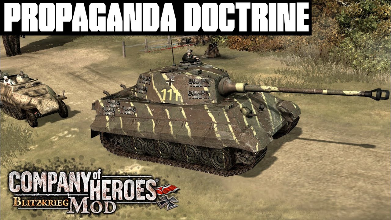 Доктрина пропаганды | Модификация «Блицкриг» для Company Of Heroes