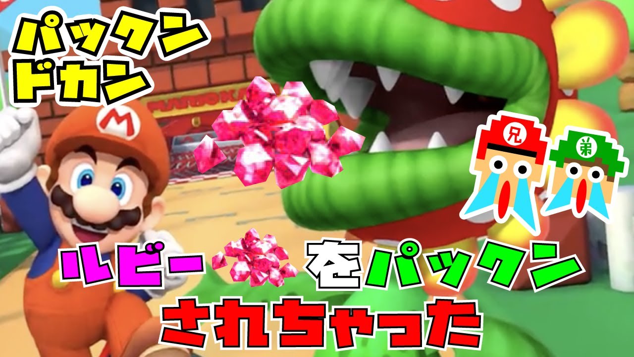ルビーを大量にパックンされました【マリオカートツアー】