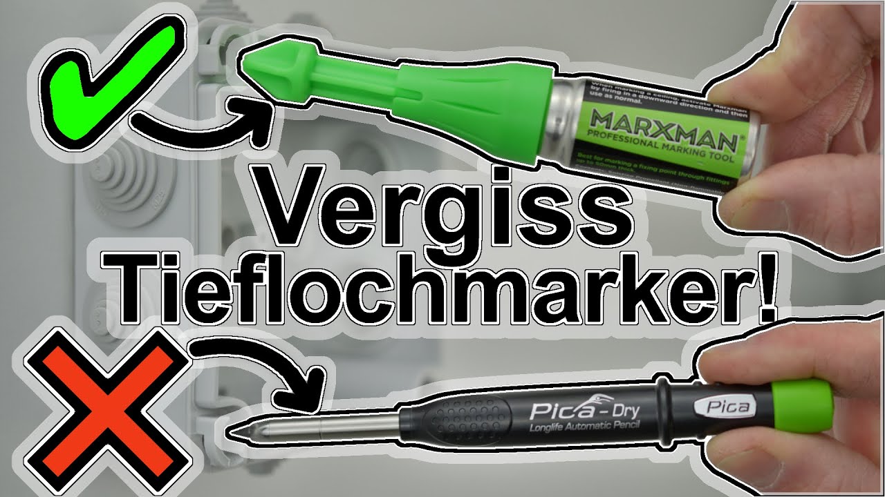Der BESTE Bohrlochmarker! 🤩 Spezialwerkzeug für Profis 🤫 Tieflochmarker MARXMAN im Test