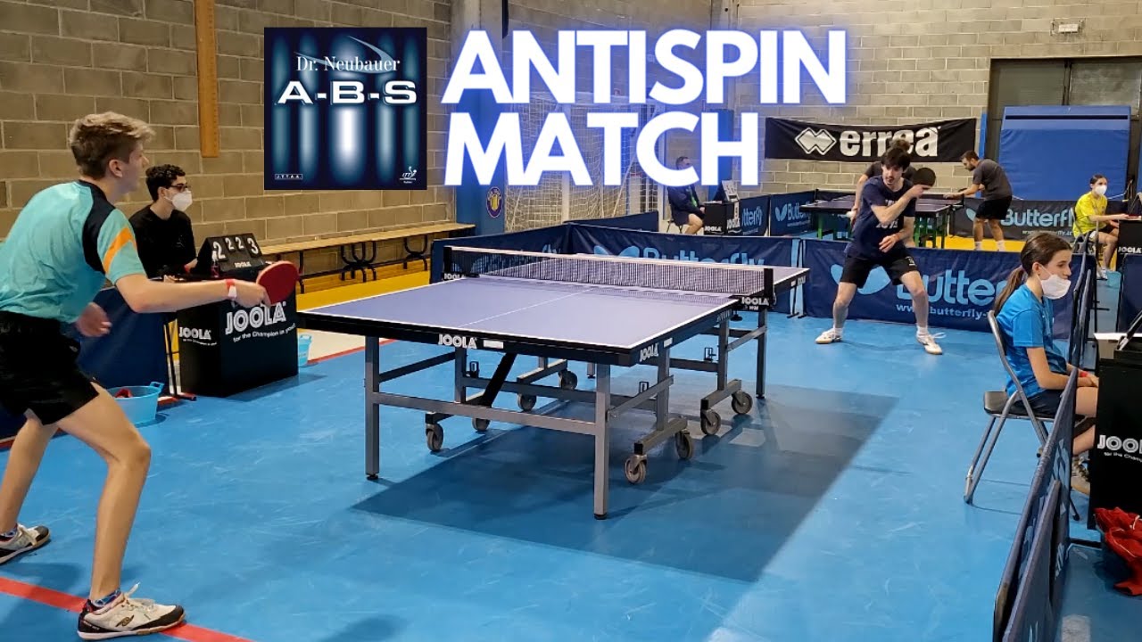 ANTISPIN | Young Players Nightmare 😈| Dr. Neubauer A-B-S | Table Tennis Match