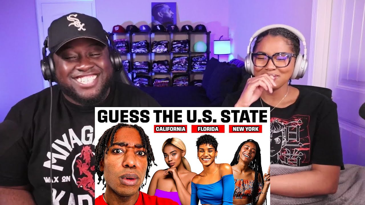 Kidd and Cee Reacts To Match The Black Girl To The US State