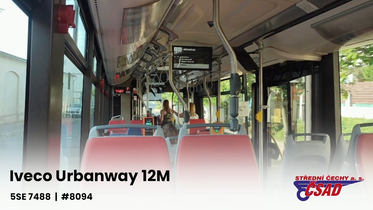 Iveco Urbanway 12M • 5SE 7488, #8094 • ČSAD Střední Čechy | MHD Praha