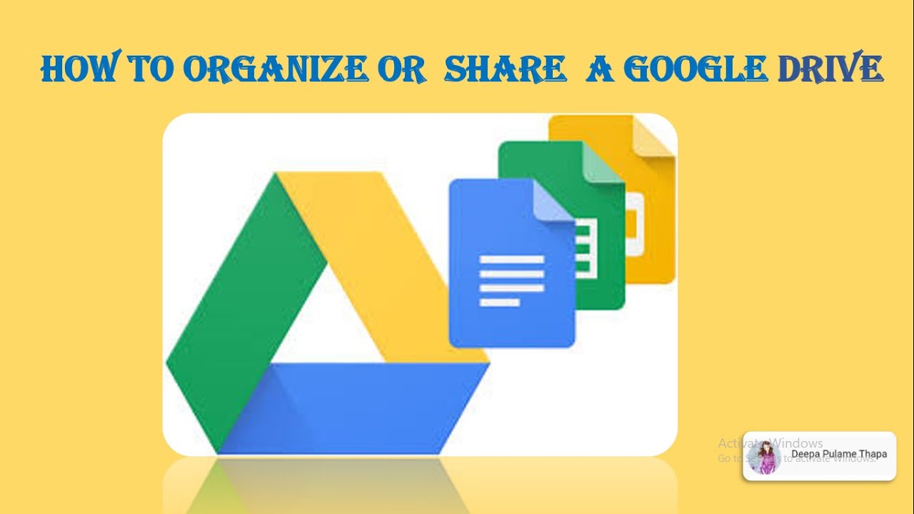 How to  Organize Google Drive
