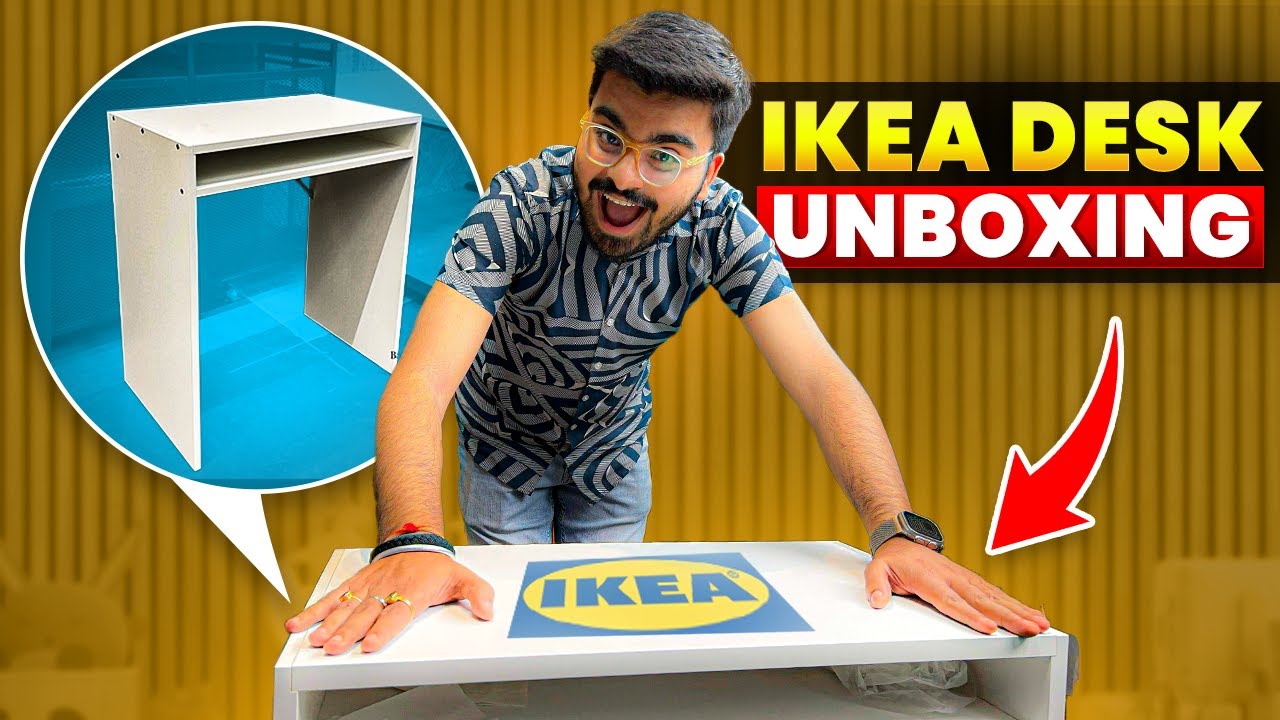 IKEA TORALD Desk Unboxing, Assembly & Review! Ikea Delivery in Delhi! | Ikea Store In Saket, Delhi