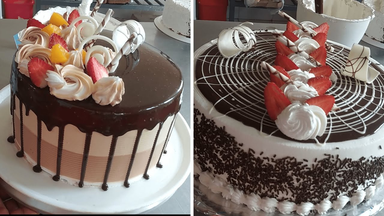 Ideas para decorar pasteles de chocolate| Tutoriales fáciles de como decorar un pastel de chocolate