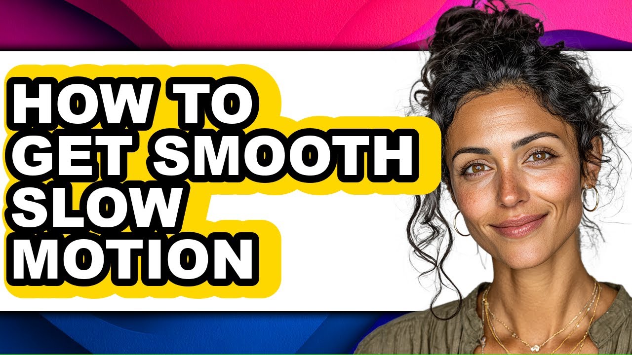 How to Get Smooth Slow Motion (easy Method)