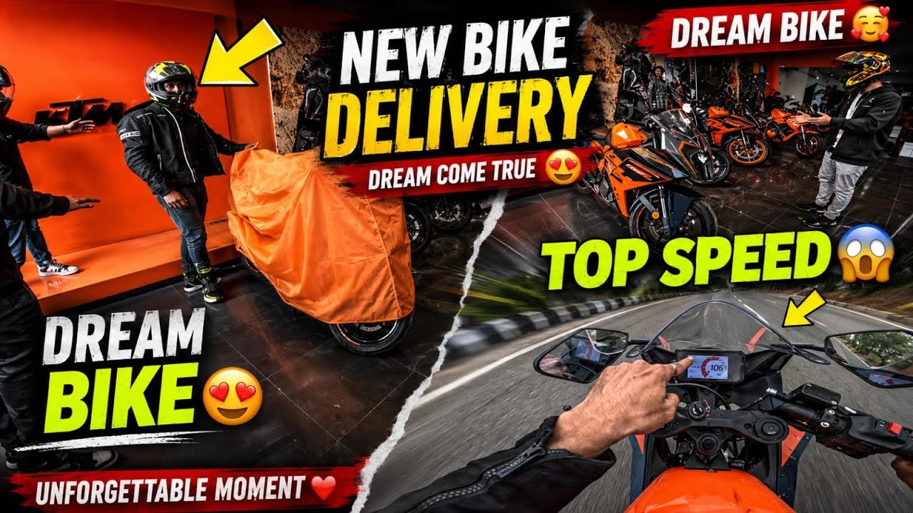 Finally Got the 2025 KTM RC 390! Delivery + Full Ride Review 🔥 | New Gen Beast!