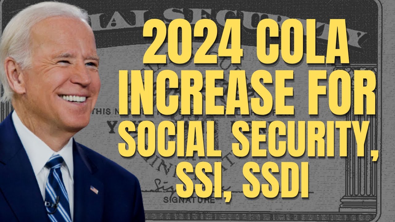 BREAKING: Social Security COLA Increase For 2024 | Social Security, SSI, SSDI Payments