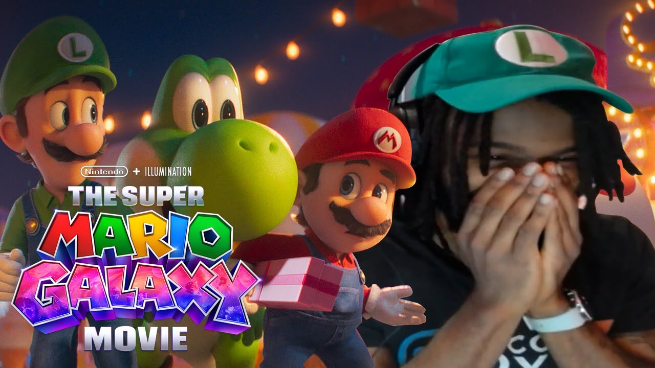 HE DOESN'T SPEAK!!! | Super Mario Galaxy Movie - Yoshi First Look Reaction