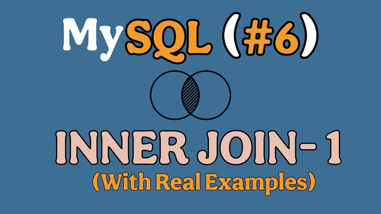 What is Inner join in SQL: Real-World Examples - MySQL Tutorial #6