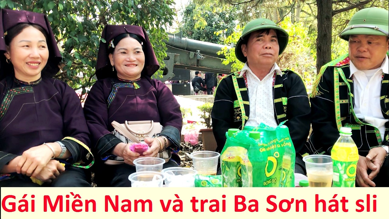 .Gái Miền Nam và trai Ba Sơn hát sli hội Kỳ Lừa - m9