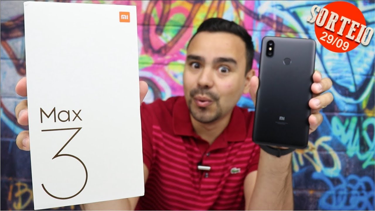 XIAOMI MI MAX 3 - EXCLUSIVO PORTUGUÊS UNBOXING - Giveaway [ SORTEIO ] #KTECH80E90K