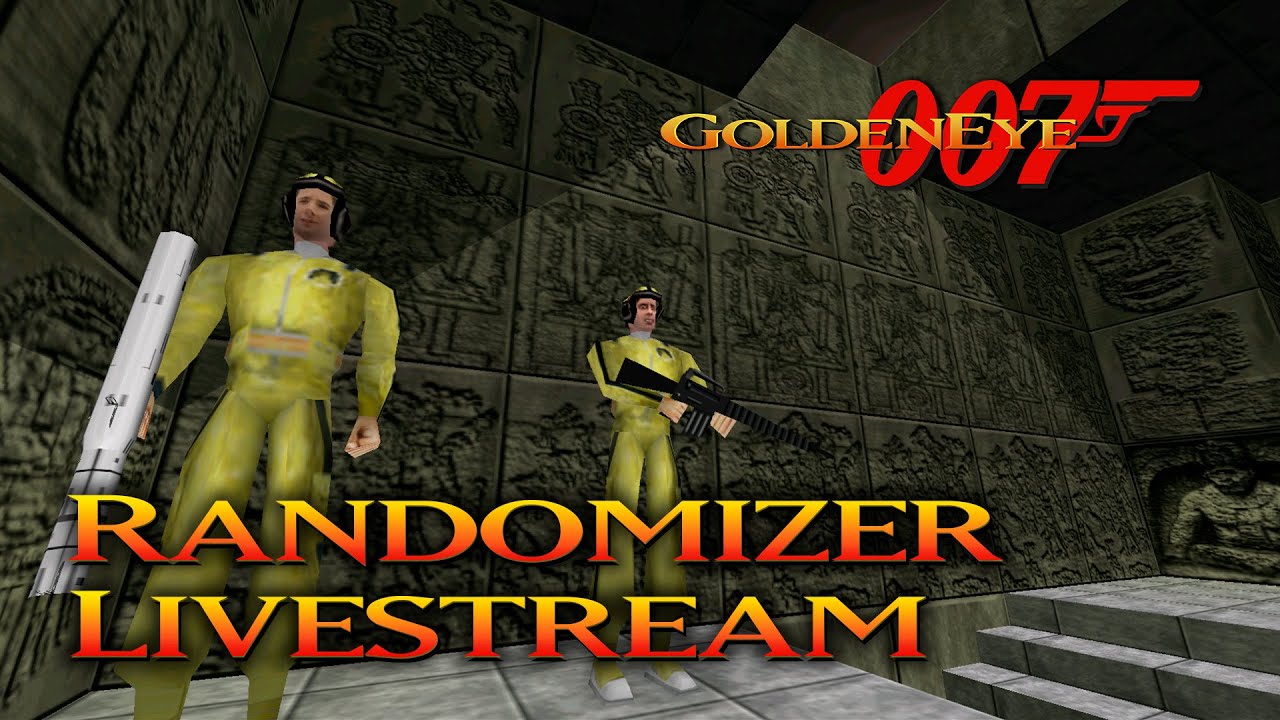 GoldenEye 007 N64 - Full Playthrough Livestream - ROM Randomizer #8