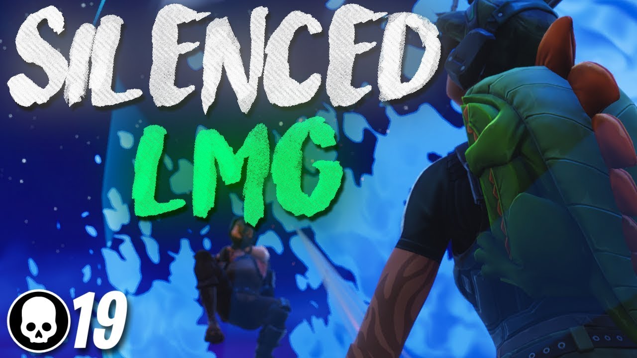 SILENCED LMG?! 19 Kill Solo Gameplay (Fortnite Battle Royale)
