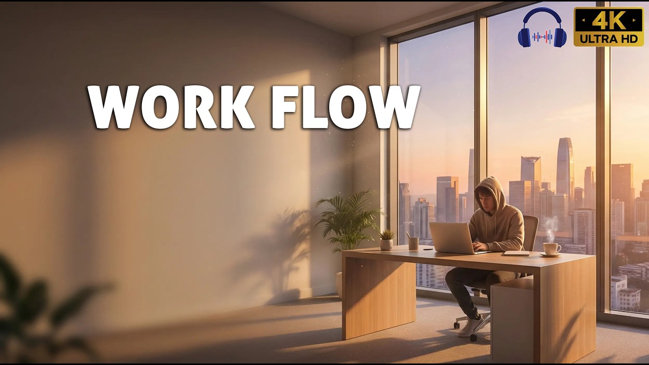 3 Hours Warm Focus Music for Office Work & Relaxed Productivity | Chill Ambient