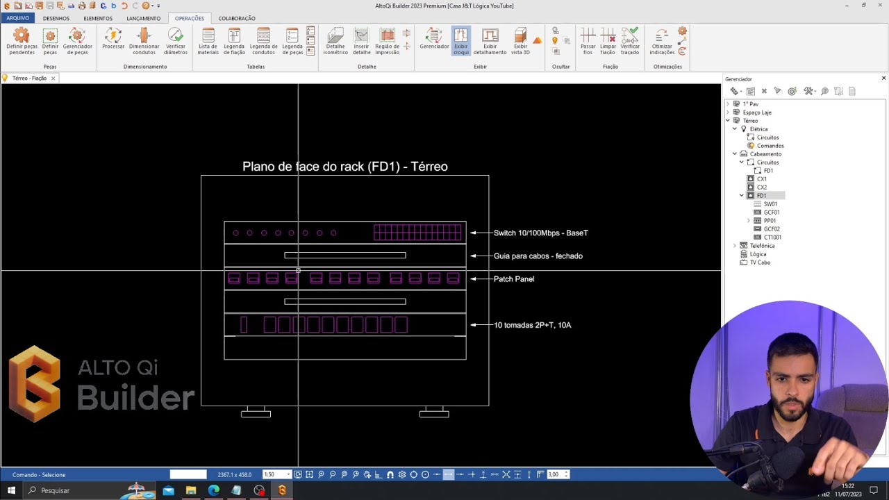 Projeto de Rede Lógica QiBuilder