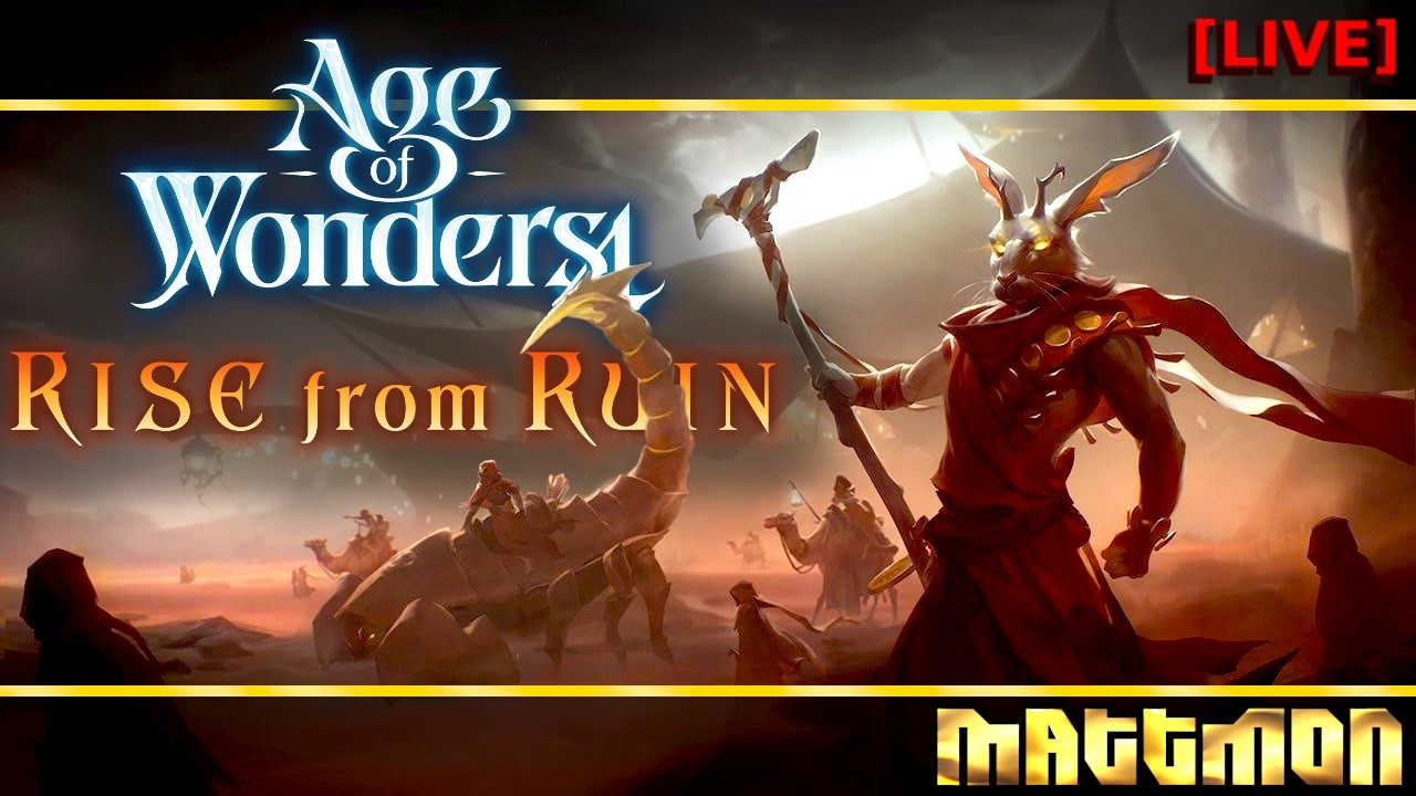 Conquest Dragon Feed! Nomad Rabbits! | Age of Wonders 4