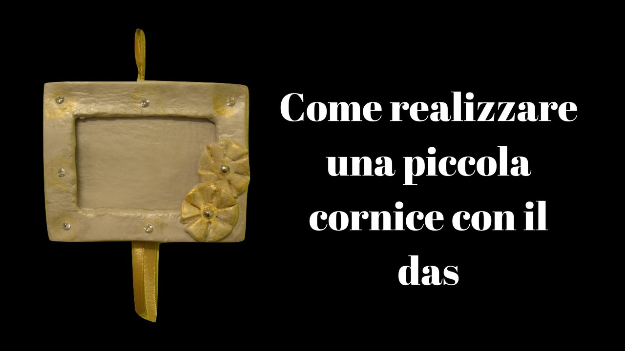 Come realizzare una piccola cornice con il das