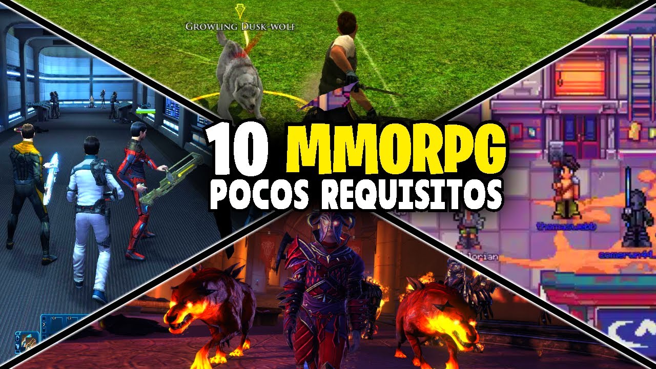 ⭐10 &Eacute;PICOS Juegos MMORPG para PC de Pocos Requisitos🚀que DEBES jugar este (2026)