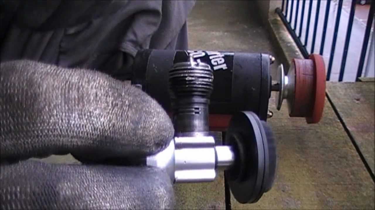COX 049 glow engine startup