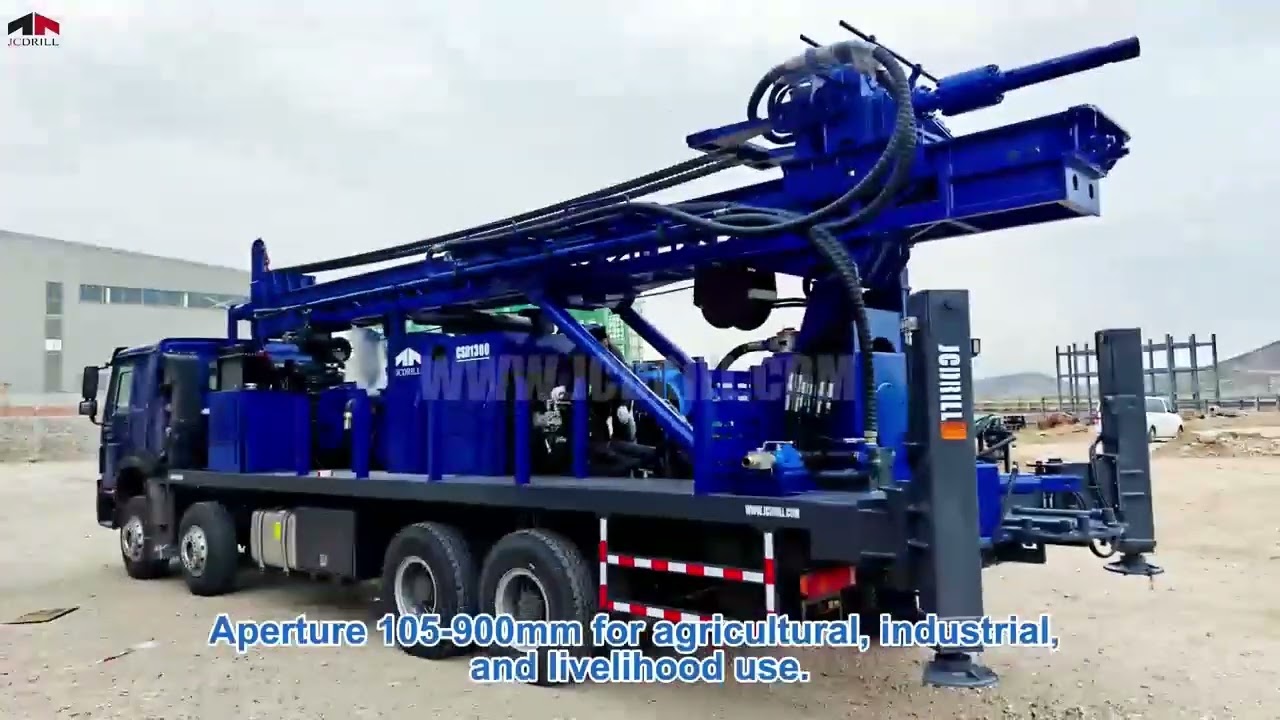 CSD1300 Truck-Mounted Water Well Drilling Rig &ndash; Powering Water Development Across West Africa 🌍
