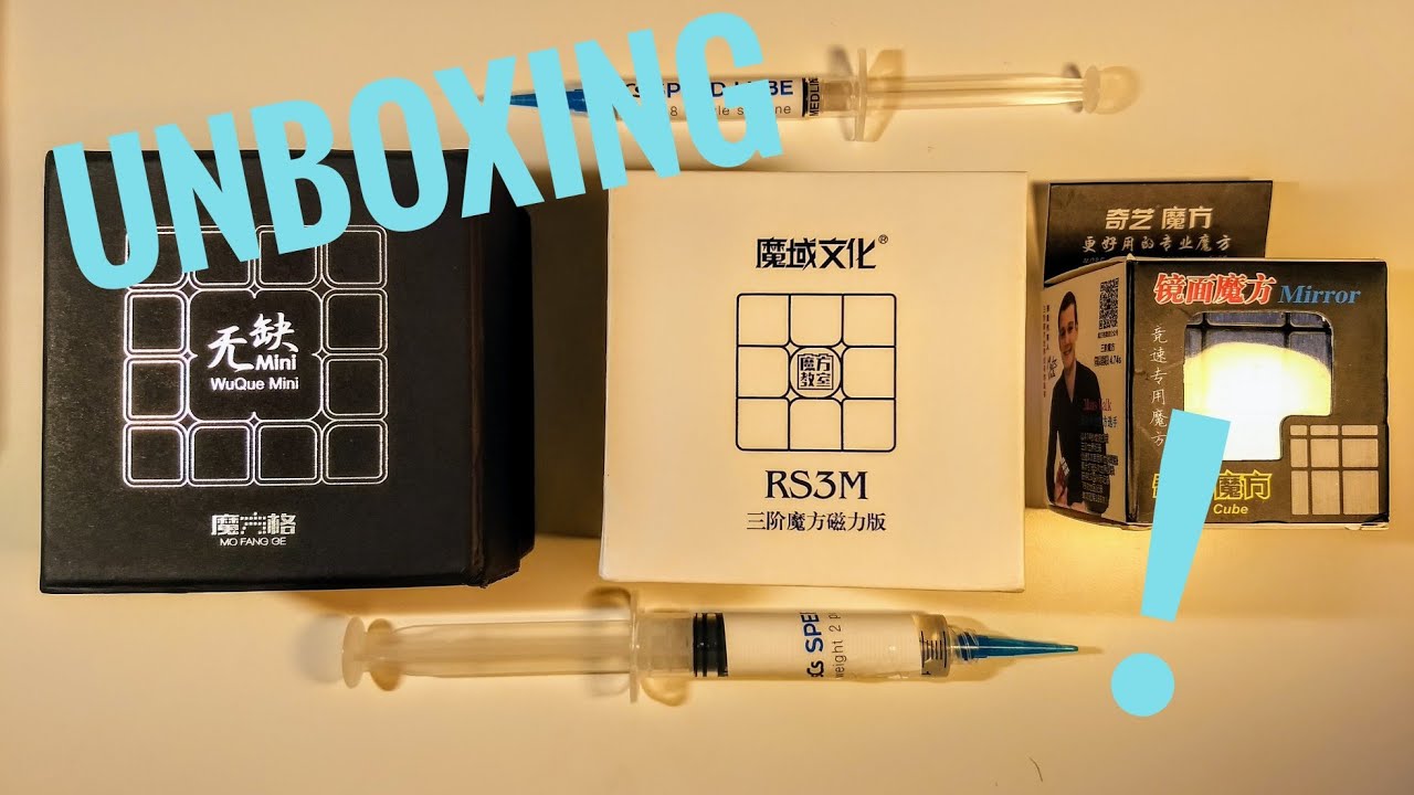 Unboxing da Speedcubeshop!!!
