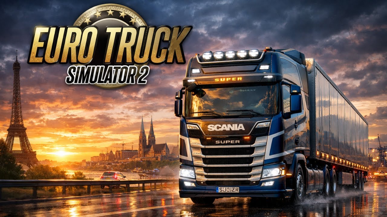 Euro Truck Simulator 2 FULL GAME Realistic Graphics Gameplay [4K 60FPS]