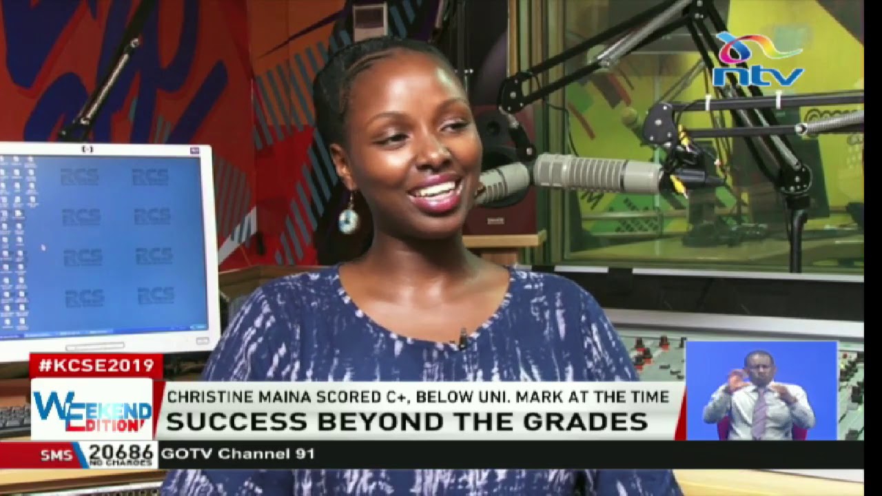 KCSE 2019: You can still succeed despite low grades, Christine Maina testifies