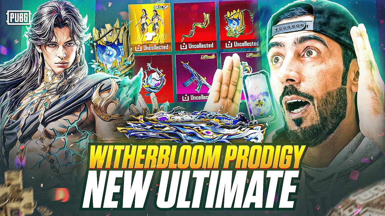 🌿 Collect Ultimate Witherbloom Prodigy Dual-form Gilt Lucky Spin 🎭 PUBG Mobile Crate Opening
